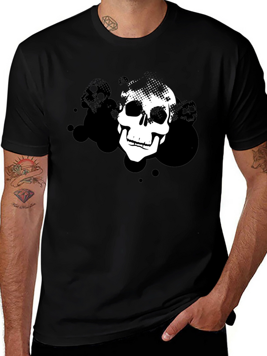 Skull Graphic Black T-Shirt - Modern Design