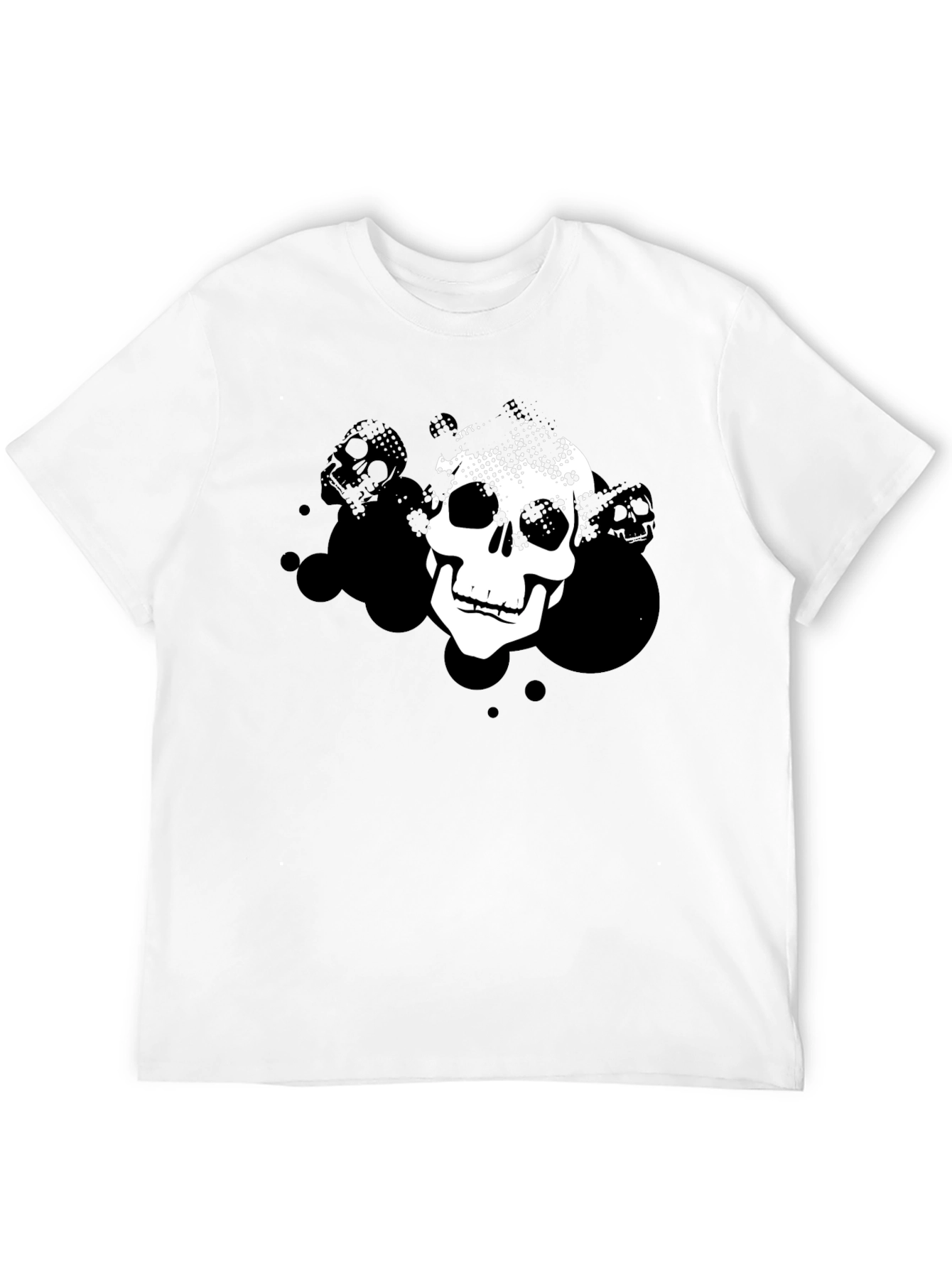 Skull Graphic Black T-Shirt - Modern Design