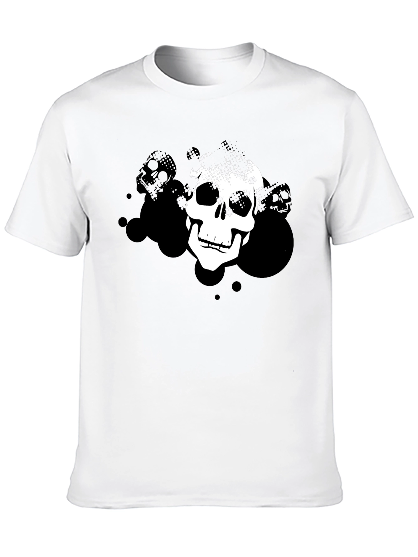 Skull Graphic Black T-Shirt - Modern Design
