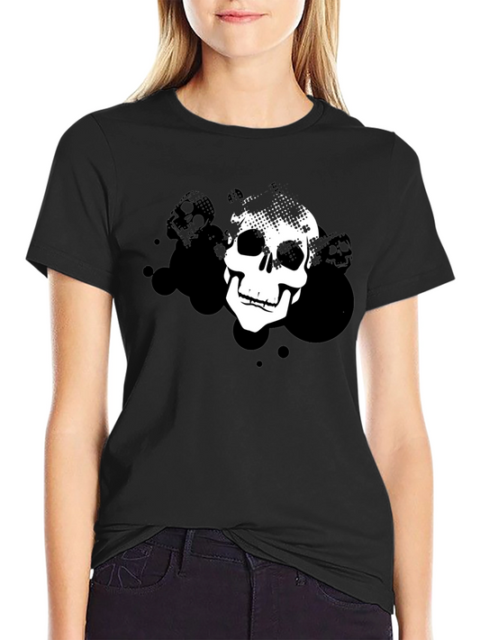 Skull Graphic Black T-Shirt - Modern Design