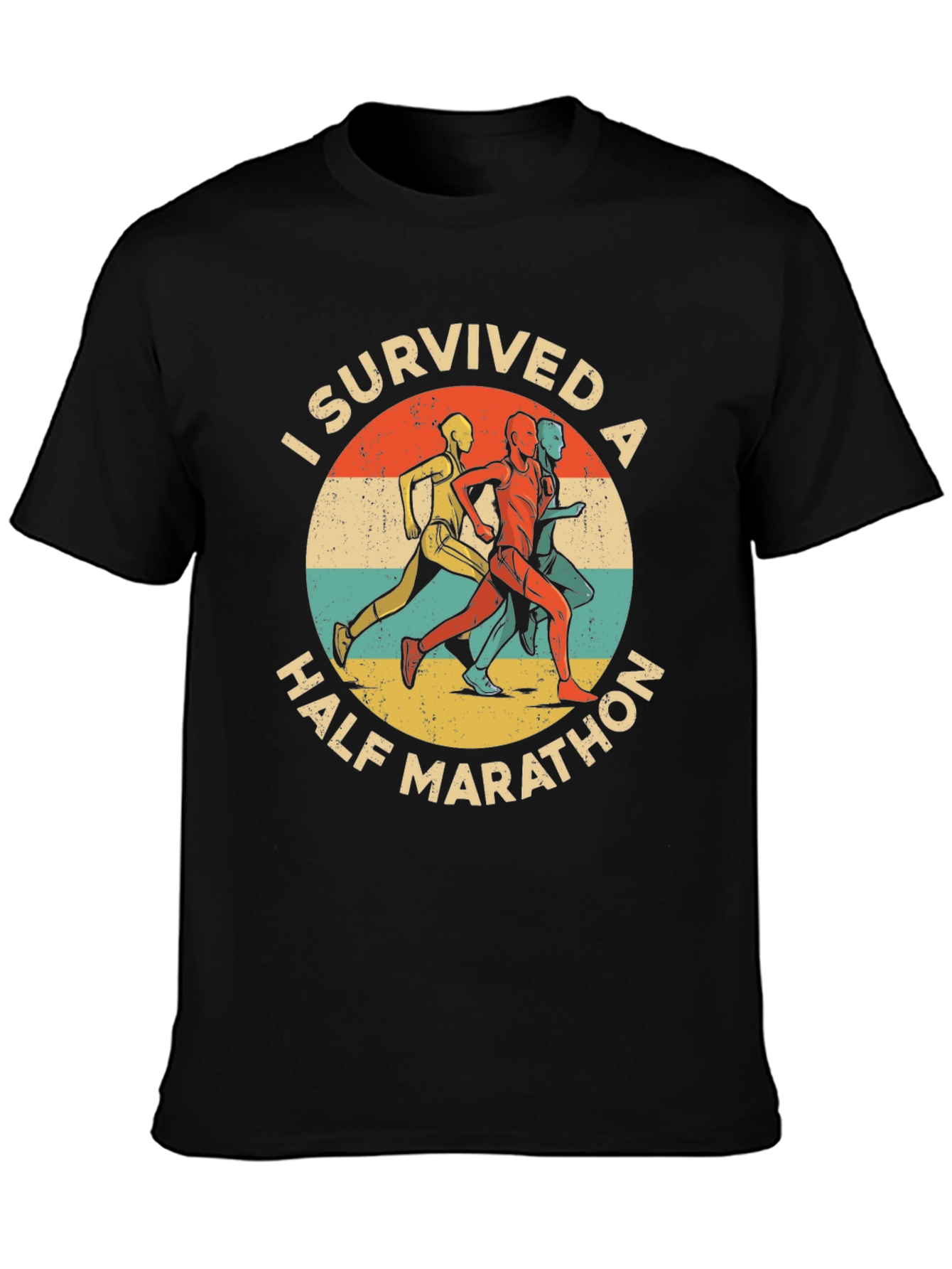 I Survived a Half Marathon Graphic T-Shirt