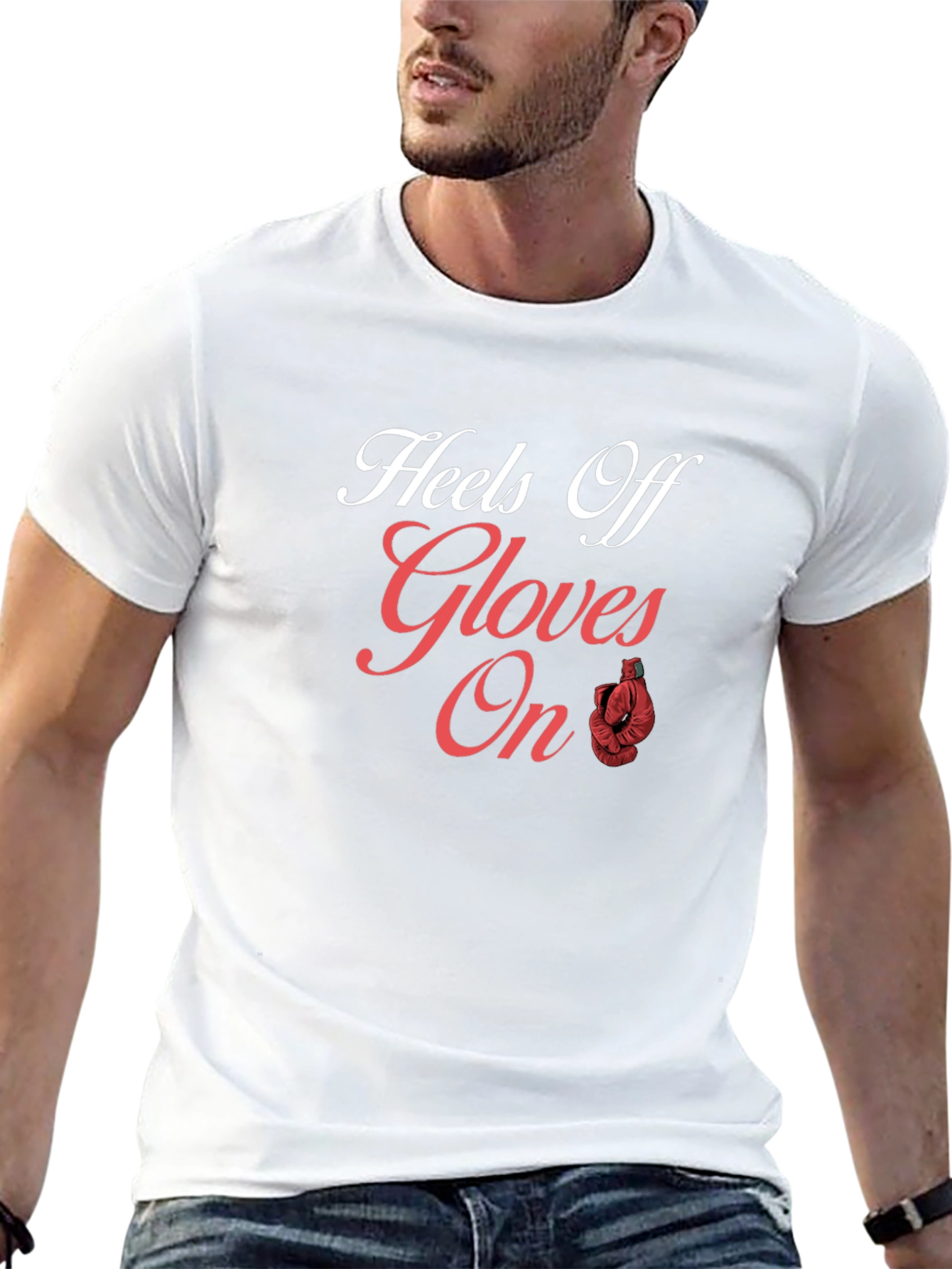 Heels Off Gloves On T-Shirt Boxing Tee