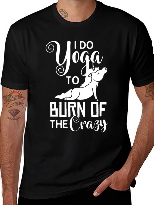 Yoga Unicorn T-Shirt - Burn Off The Crazy