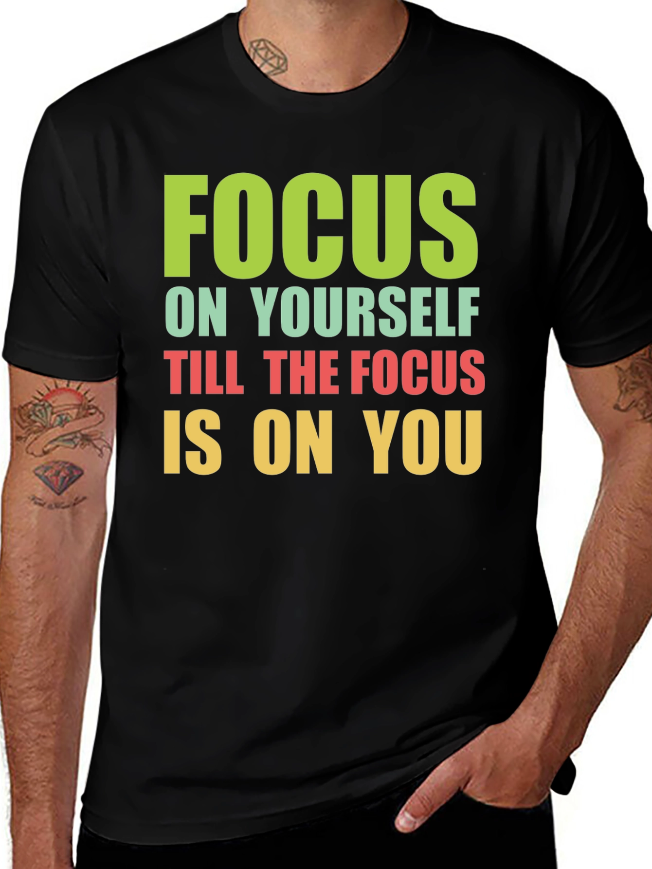 Focus on Yourself Graphic T-Shirt