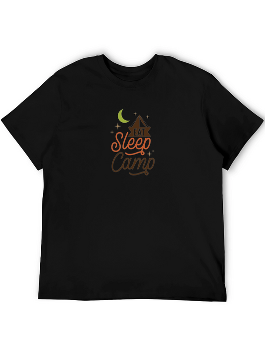 Eat Sleep Camp Graphic T-Shirt