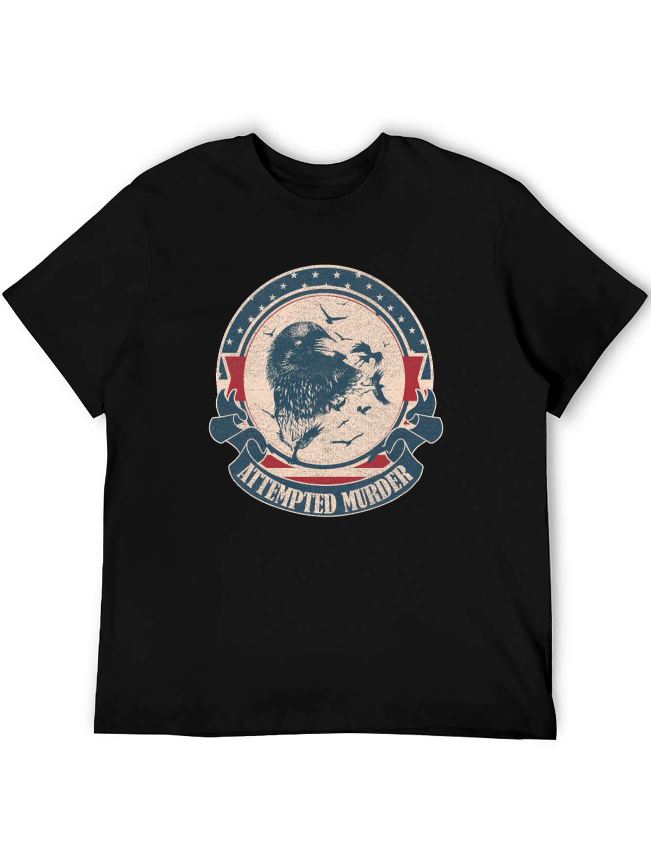 Attempted Murder Raven Graphic T-Shirt