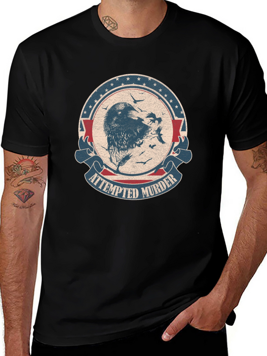 Attempted Murder Raven Graphic T-Shirt