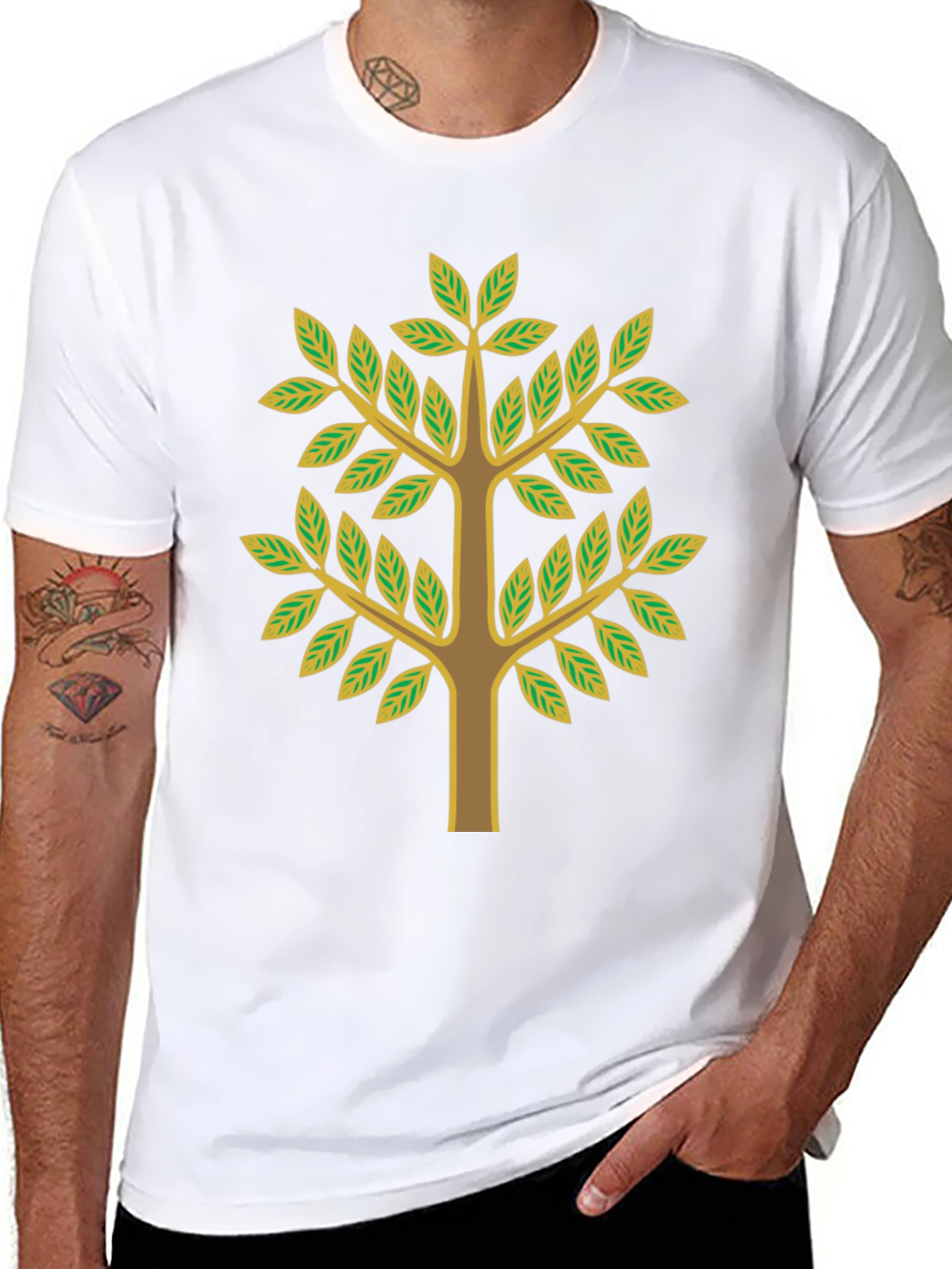 Nature Tree Graphic T-Shirt | Stylish Menswear