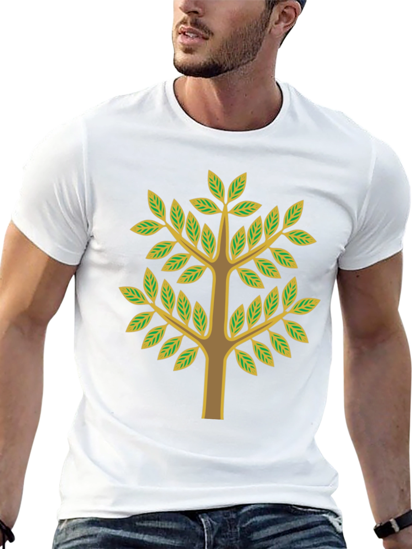 Nature Tree Graphic T-Shirt | Stylish Menswear