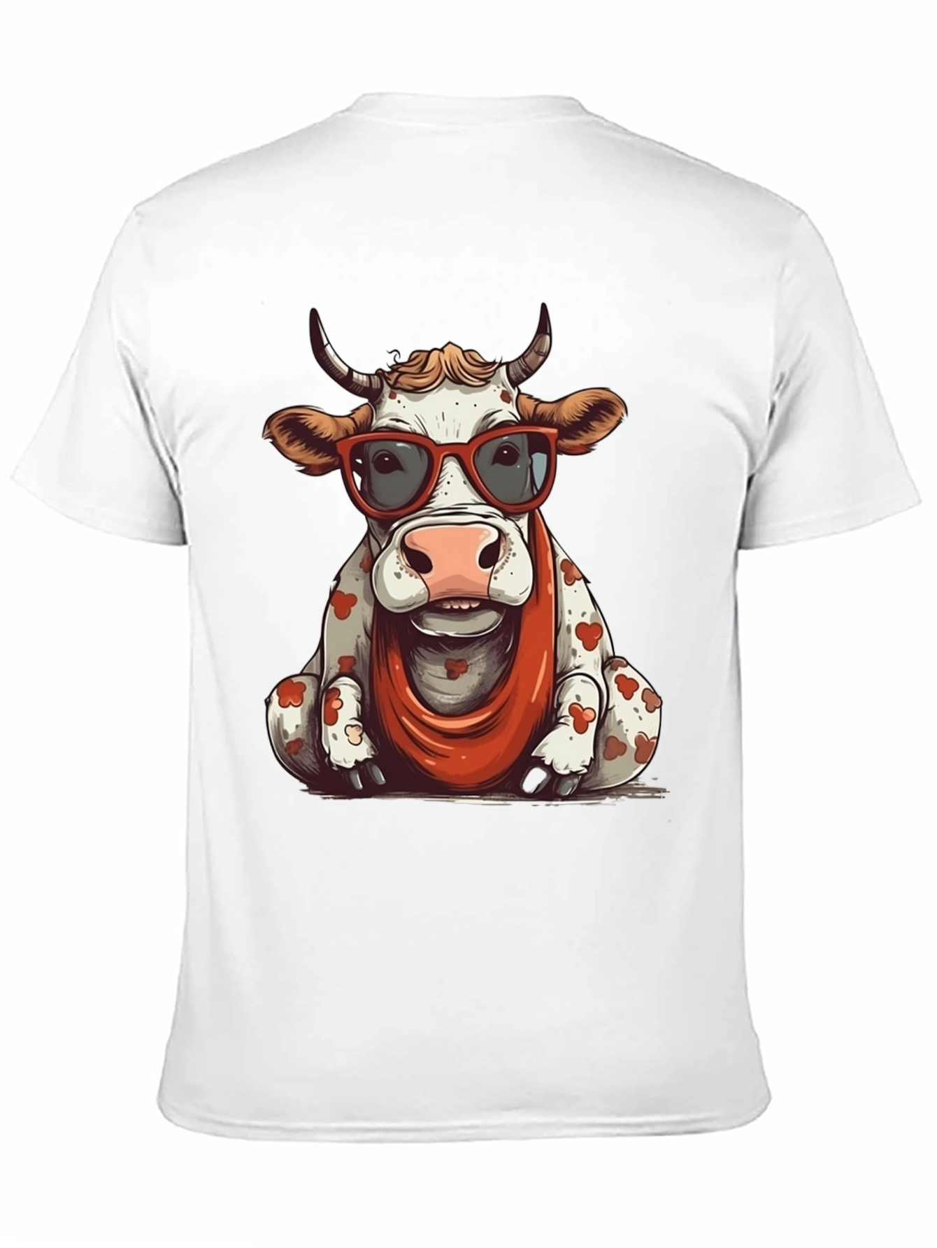 Cow T-Shirt with Glasses