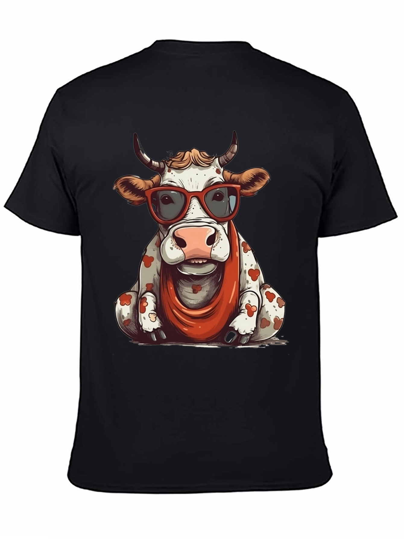Cow T-Shirt with Glasses