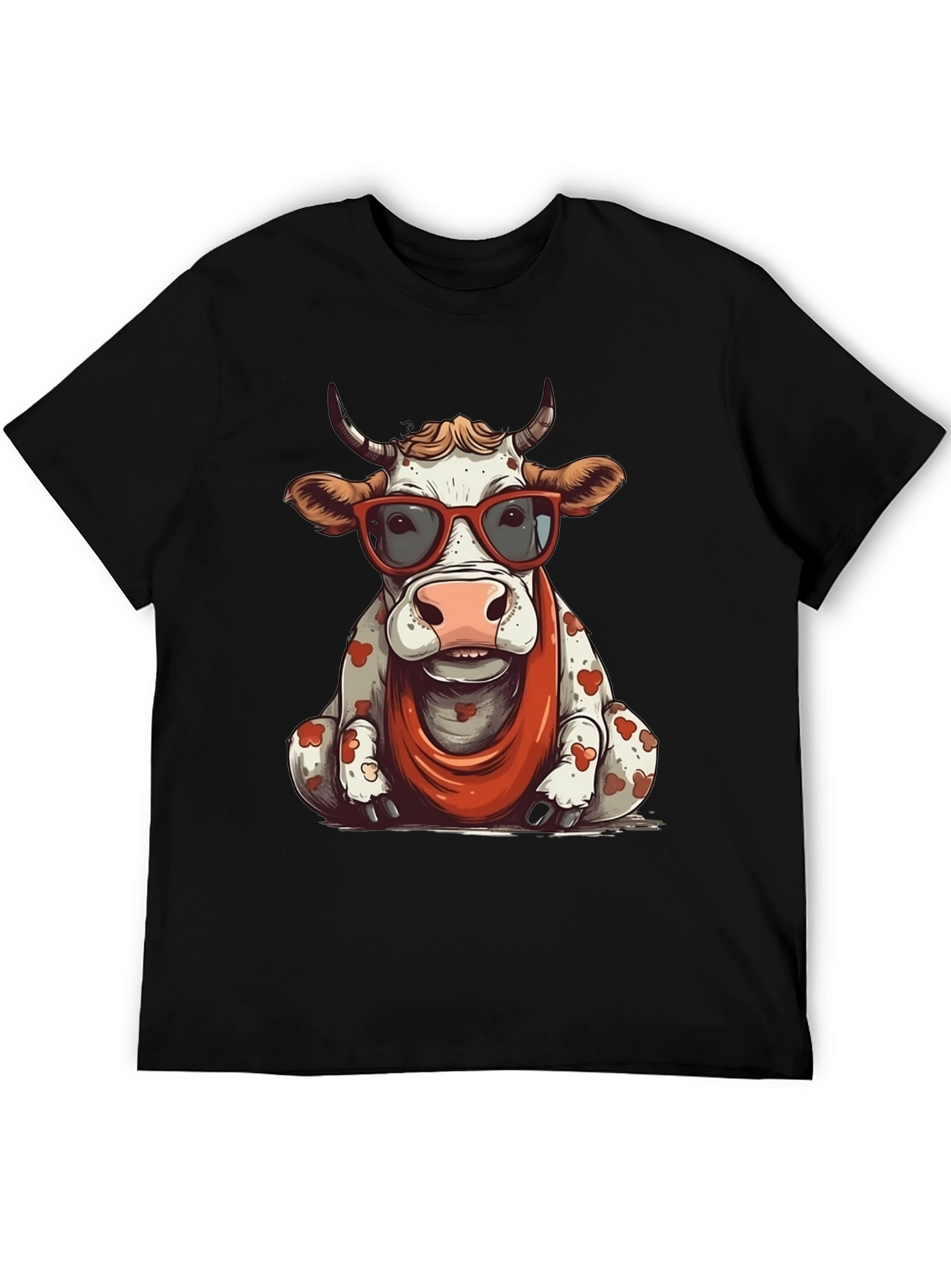 Cow T-Shirt with Glasses