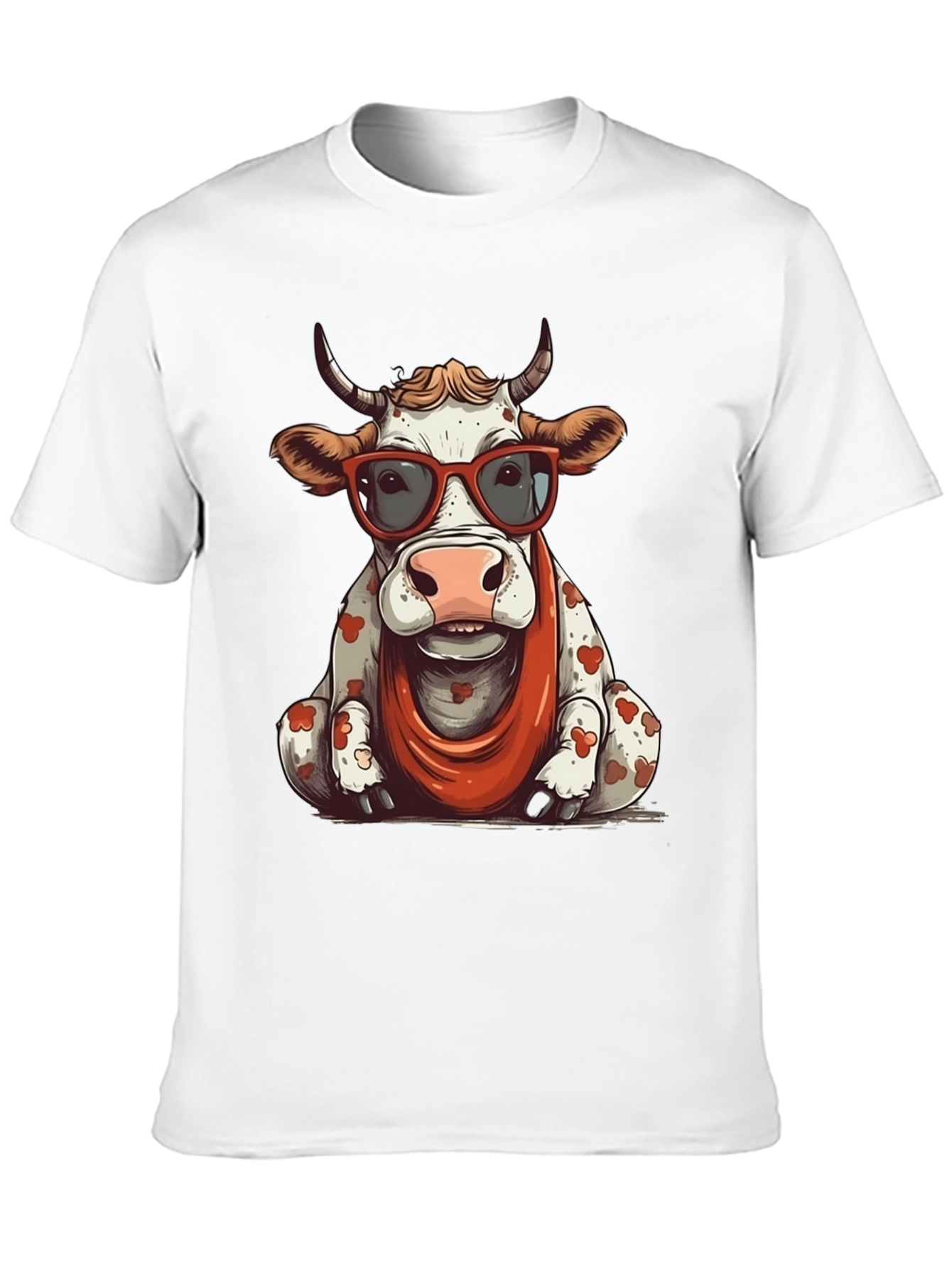 Cow T-Shirt with Glasses