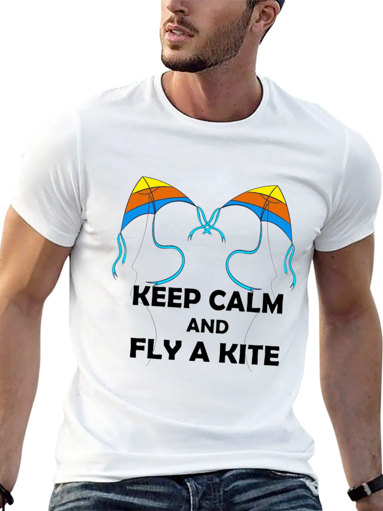 Keep Calm & Fly Kite Graphic Tee