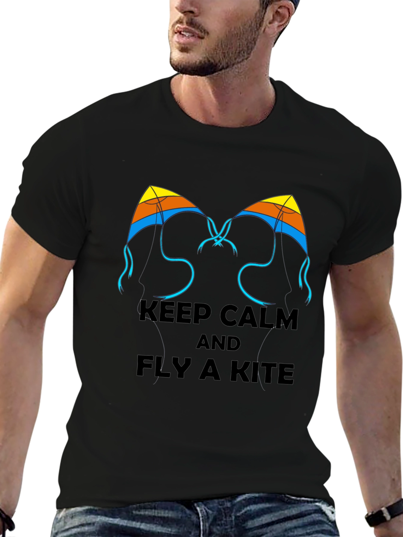 Keep Calm & Fly Kite Graphic Tee