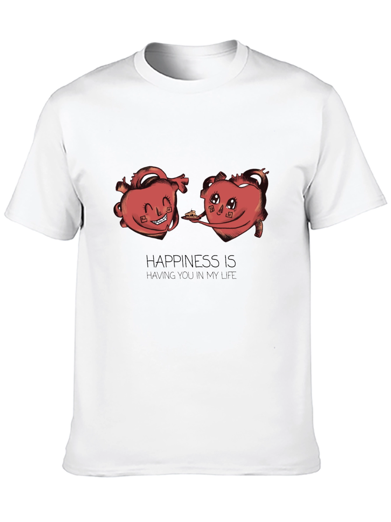 Happiness Hearts Graphic Tee