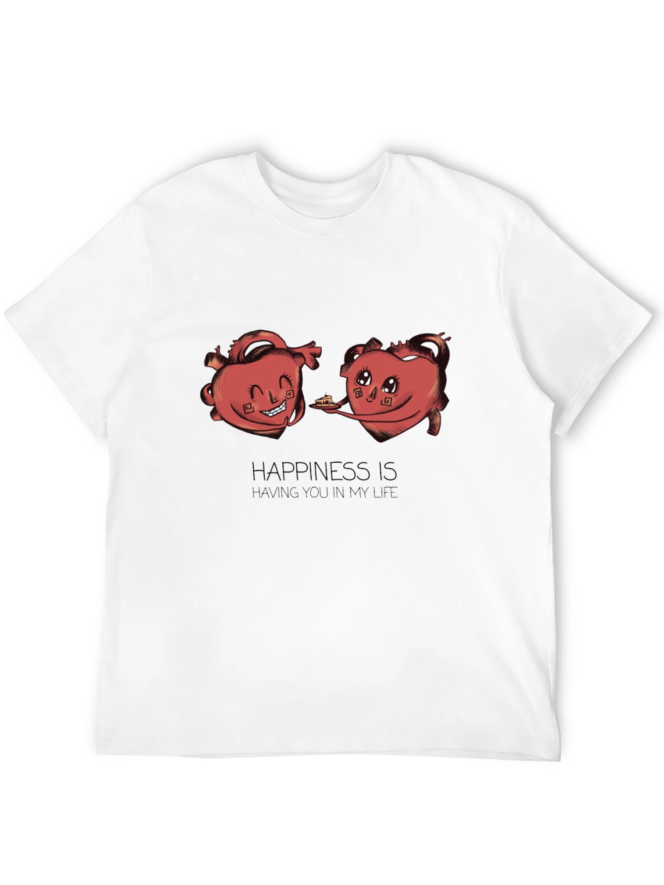 Happiness Hearts Graphic Tee