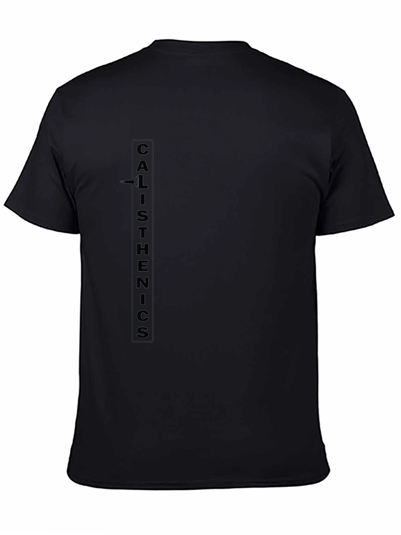 Calisthenics Graphic Tee - Black Cotton