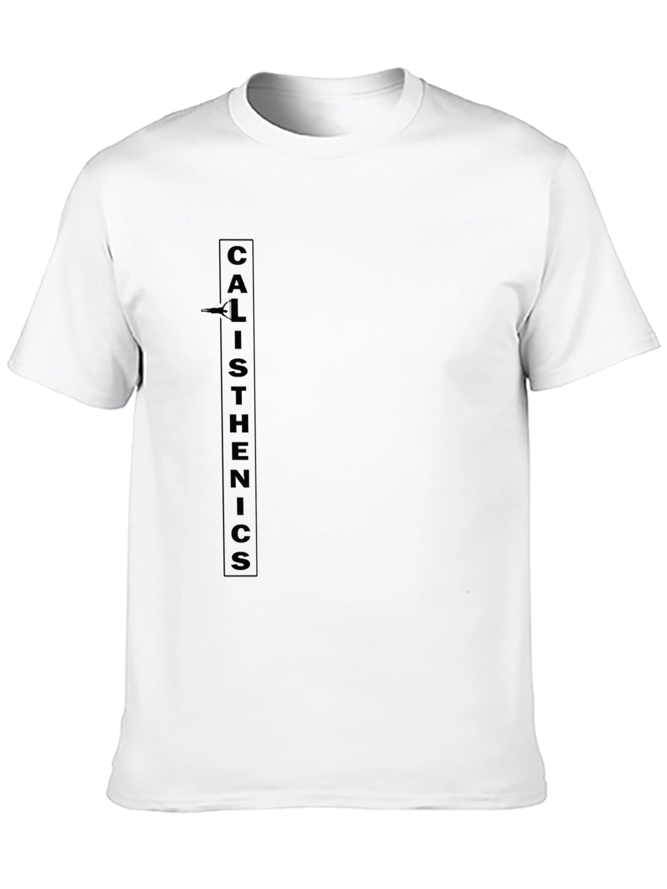 Calisthenics Graphic Tee - Black Cotton
