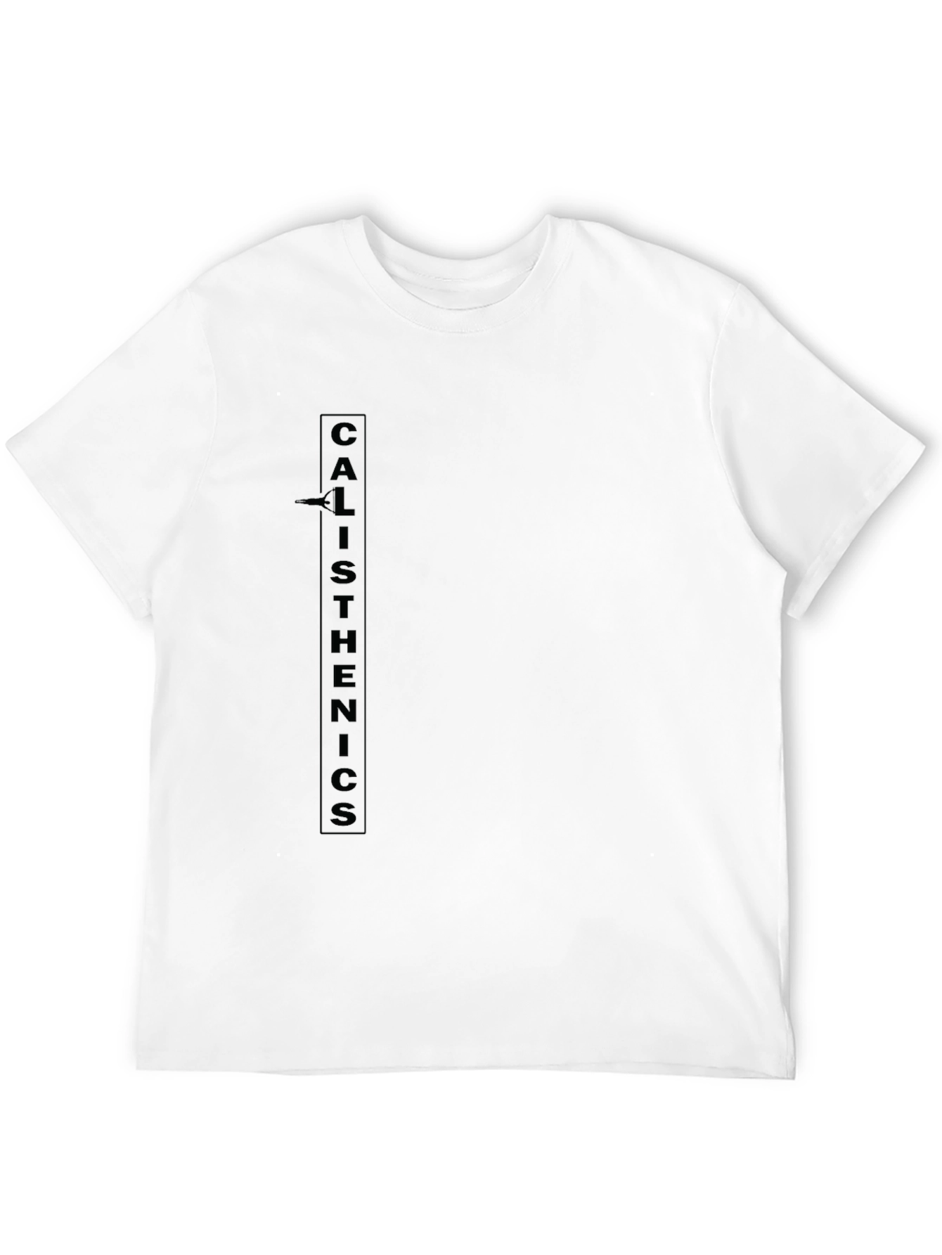 Calisthenics Graphic Tee - Black Cotton