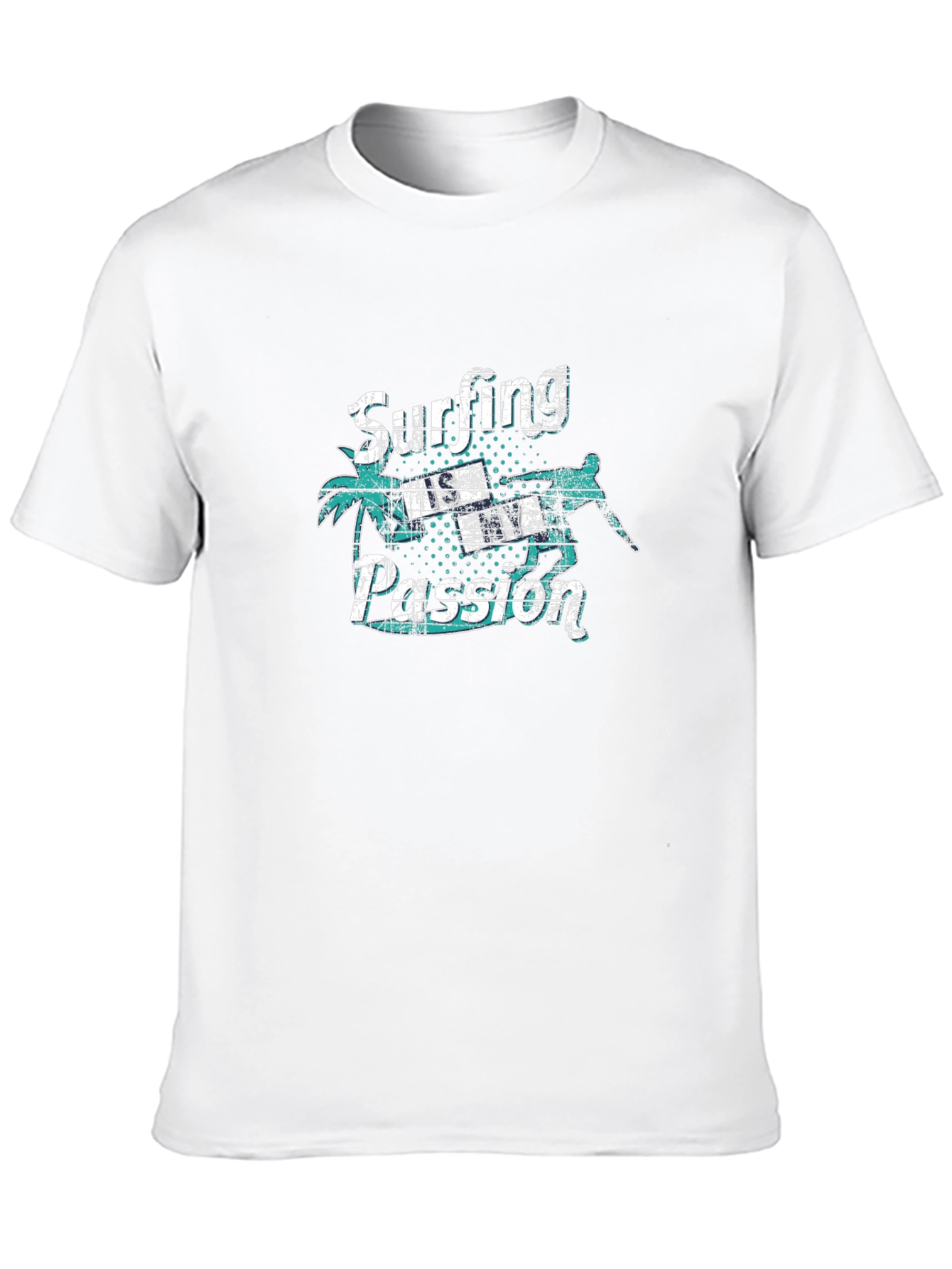 Surfing is My Passion T-Shirt Black