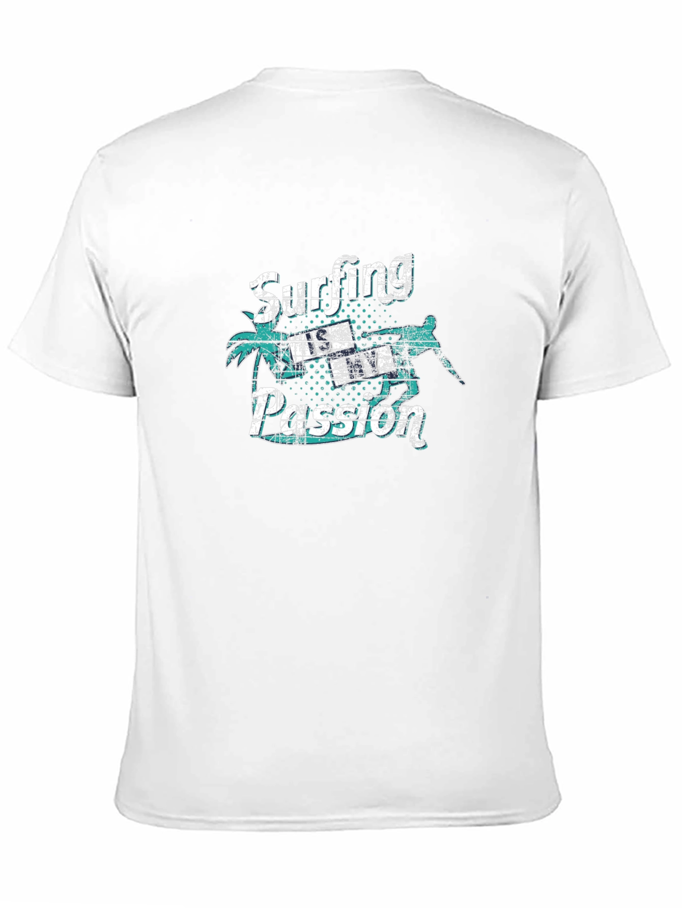 Surfing is My Passion T-Shirt Black