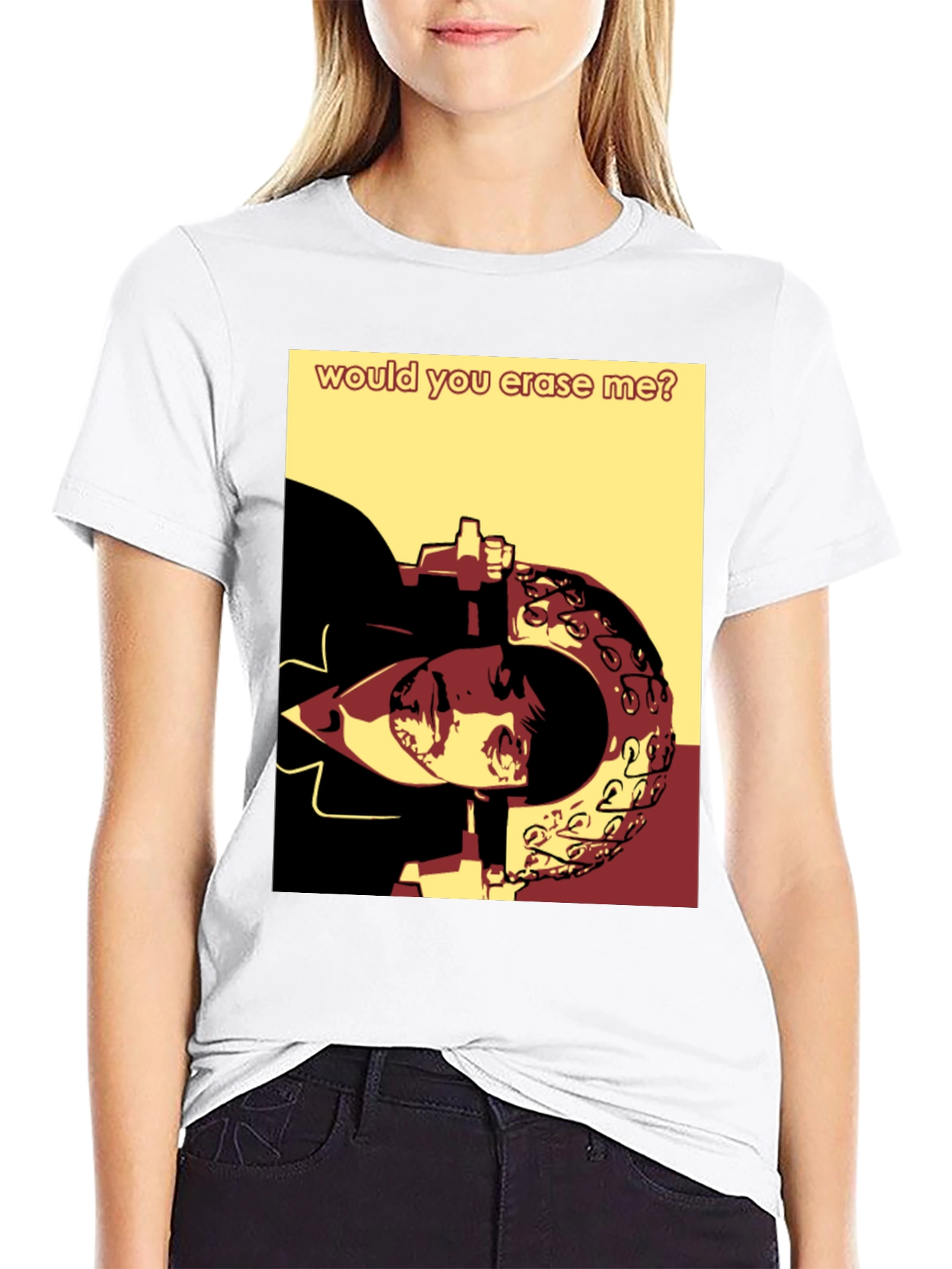 Would You Erase Me Graphic Tee