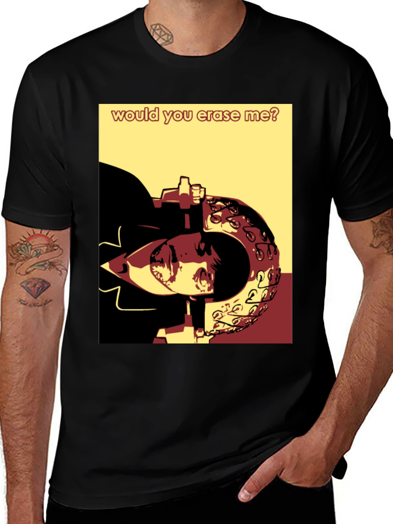 Would You Erase Me Graphic Tee