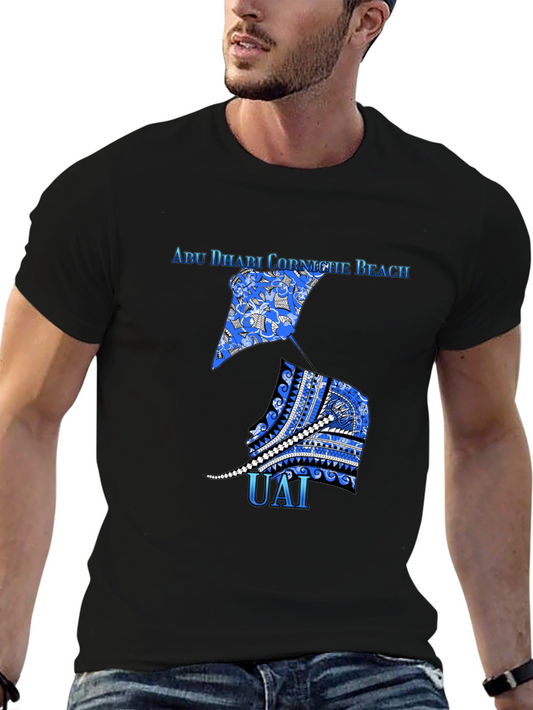 Abu Dhabi Beach T-Shirt - Black