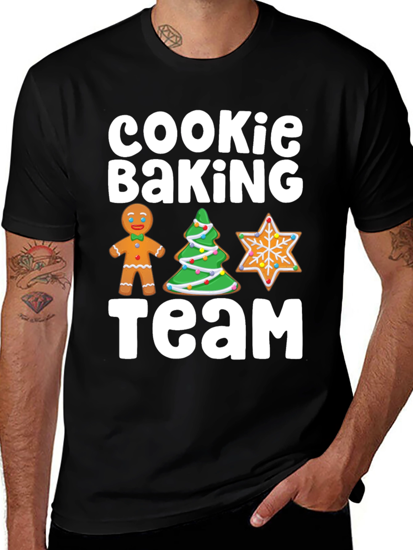 Cookie Baking Team Christmas T-Shirt
