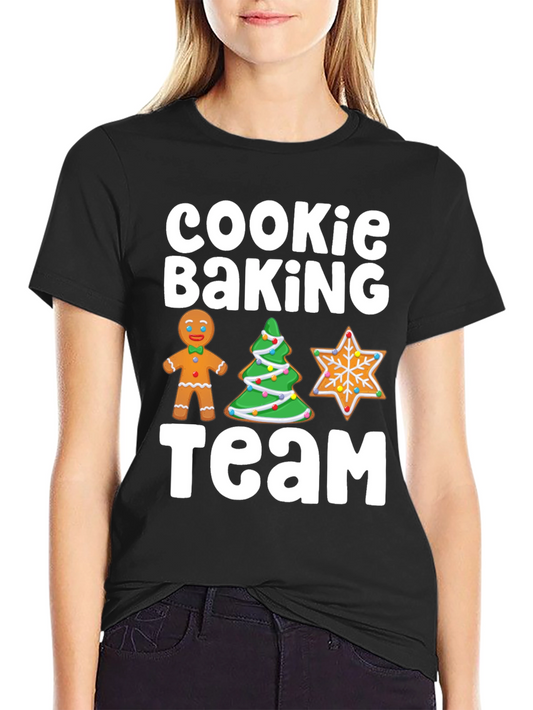 Cookie Baking Team Christmas T-Shirt