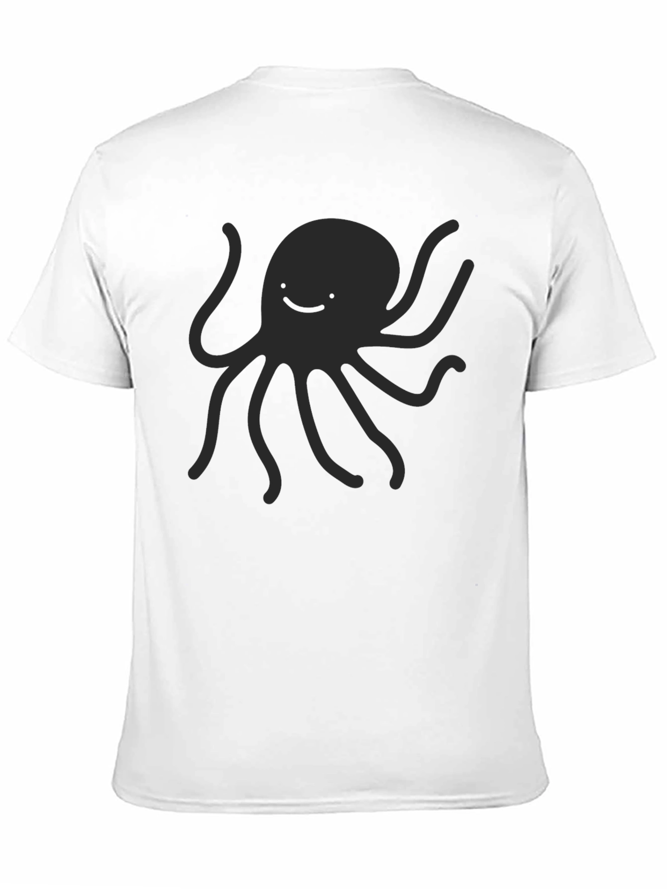 Black Octopus Graphic Tee - Casual Style