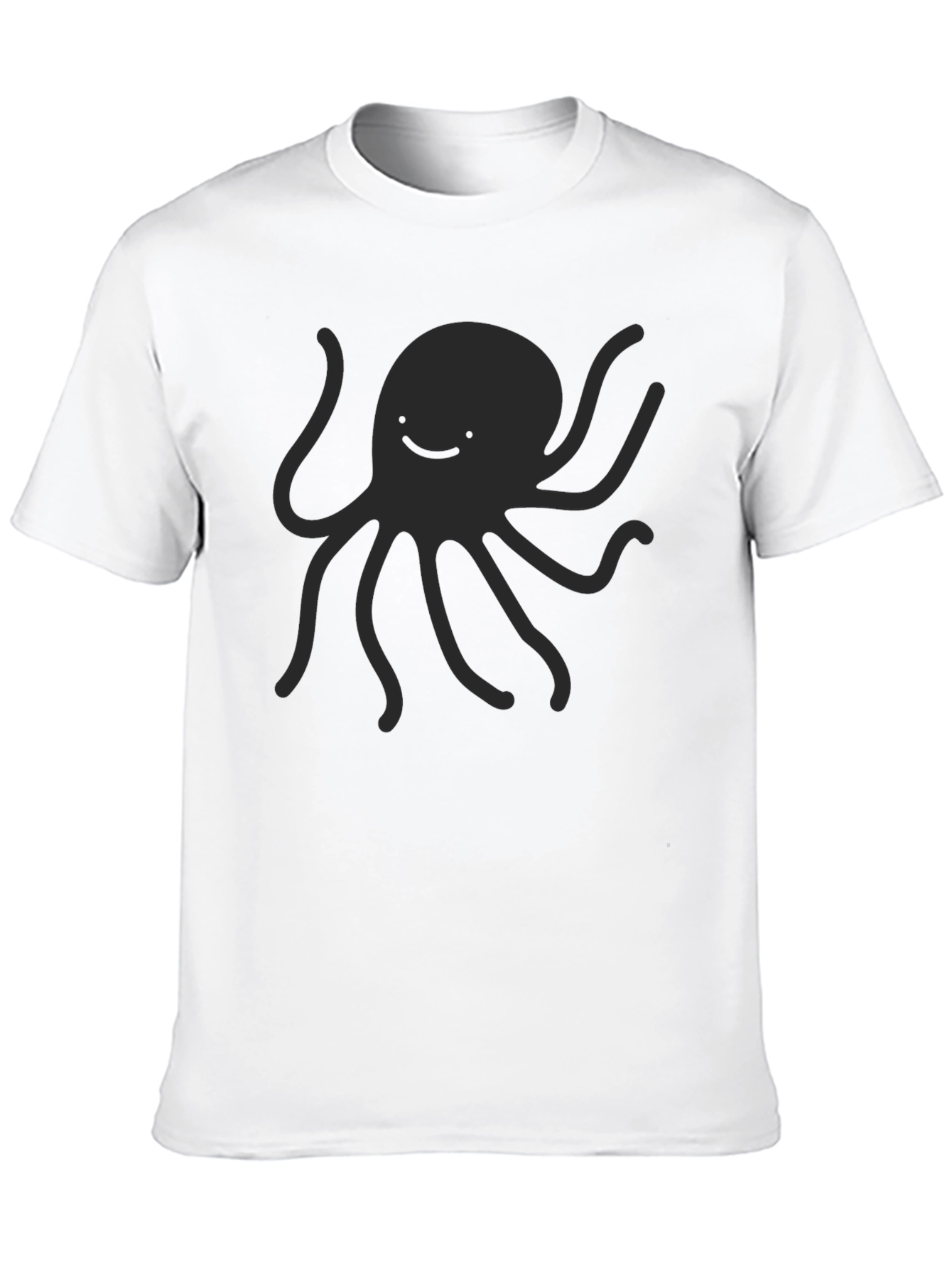 Black Octopus Graphic Tee - Casual Style
