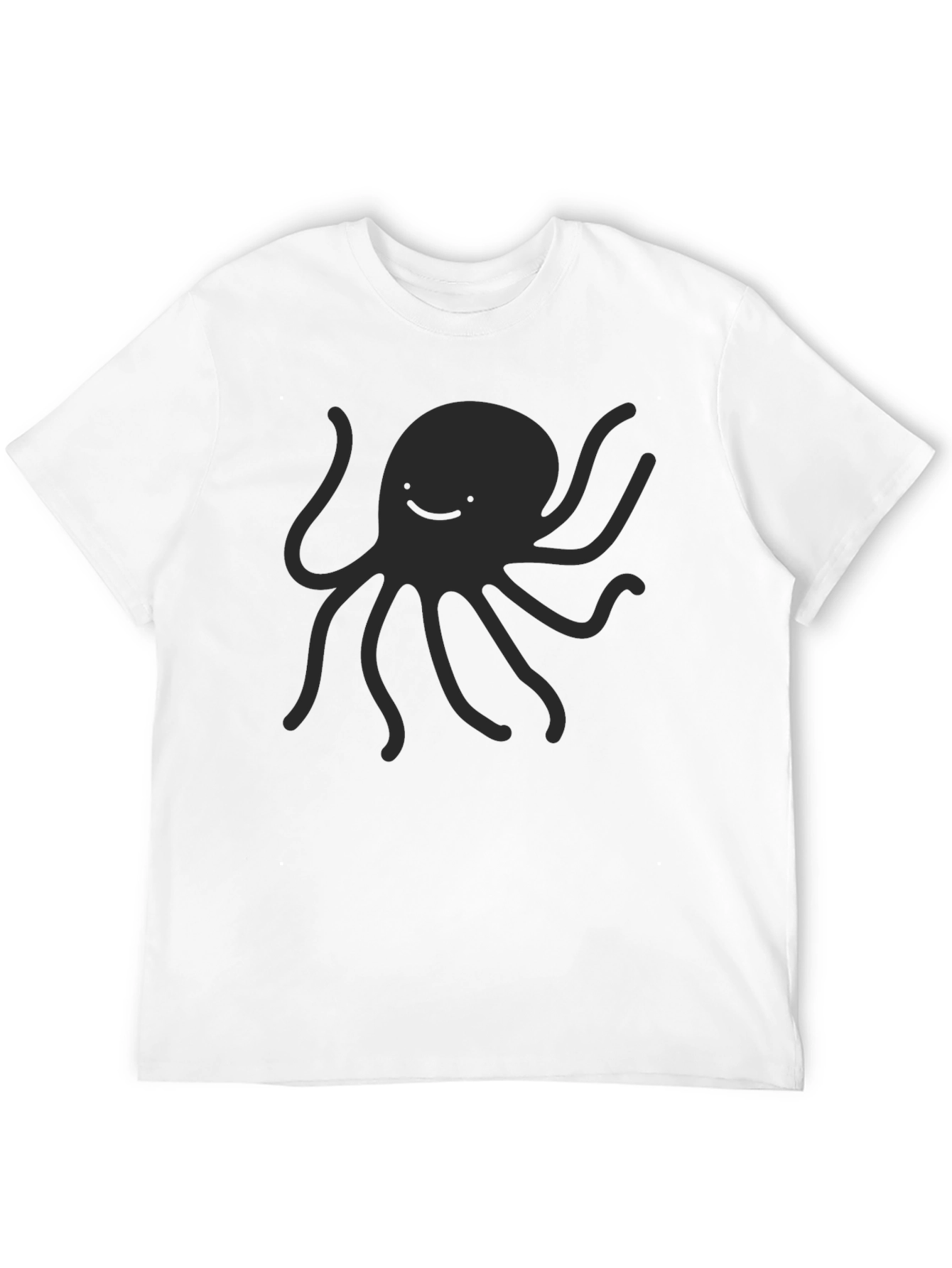 Black Octopus Graphic Tee - Casual Style