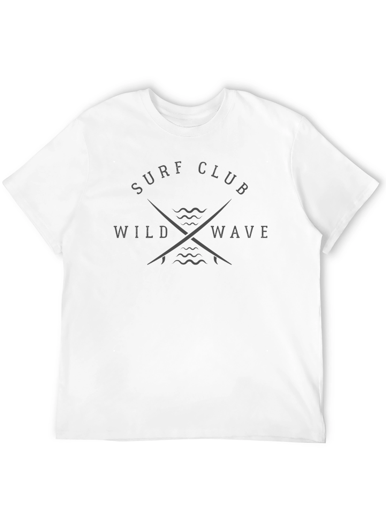 Surf Club Wild Wave Black T-Shirt