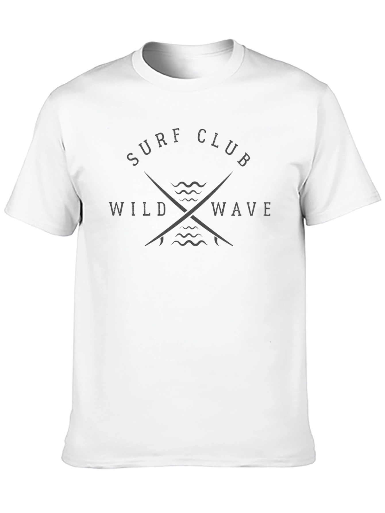 Surf Club Wild Wave Black T-Shirt