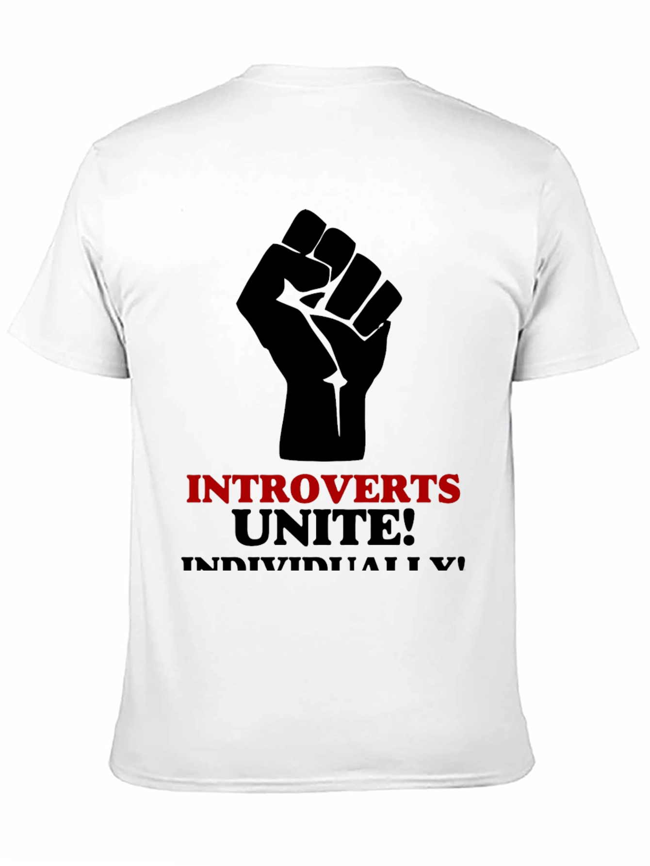 Introverts Unite T-Shirt - Black Graphic Tee