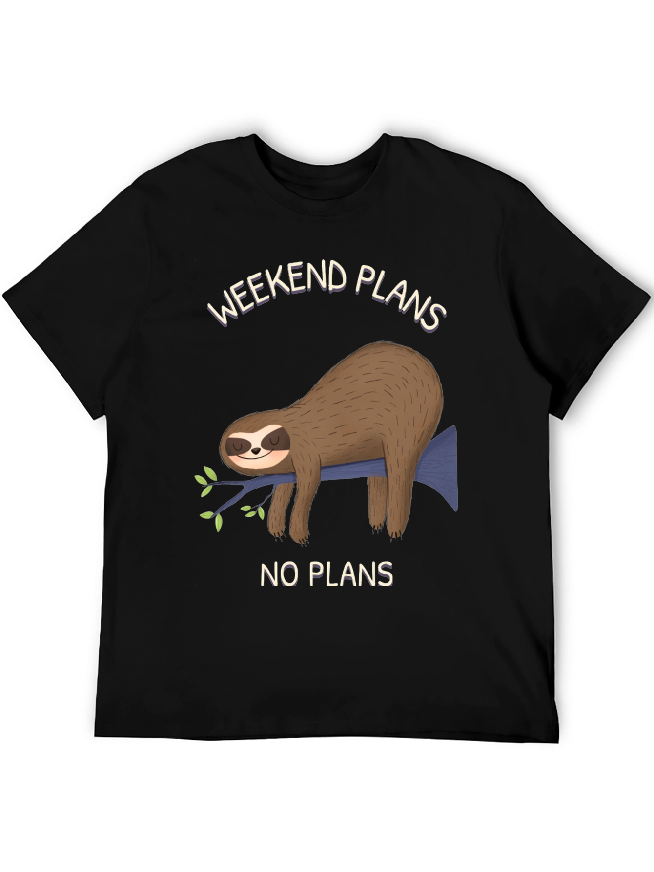 Weekend Plans Sloth T-Shirt - No Plans