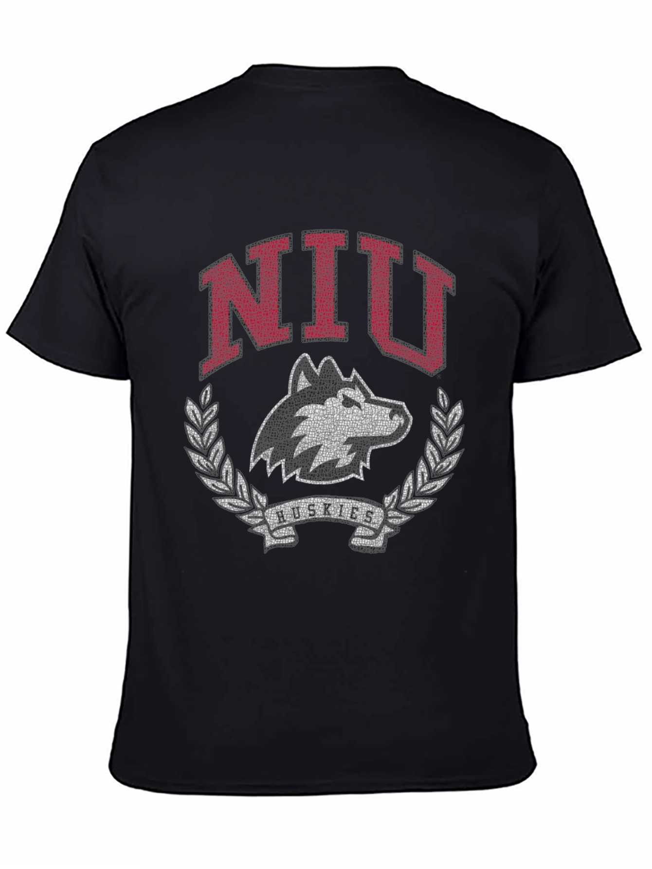 NIU Huskies T-Shirt - Black Cotton Graphic Tee