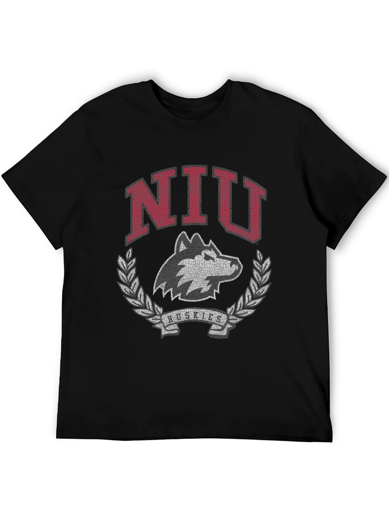 NIU Huskies T-Shirt - Black Cotton Graphic Tee