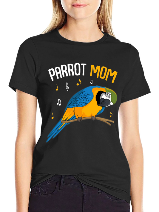 Parrot Mom T-Shirt - Bird Lover Tee