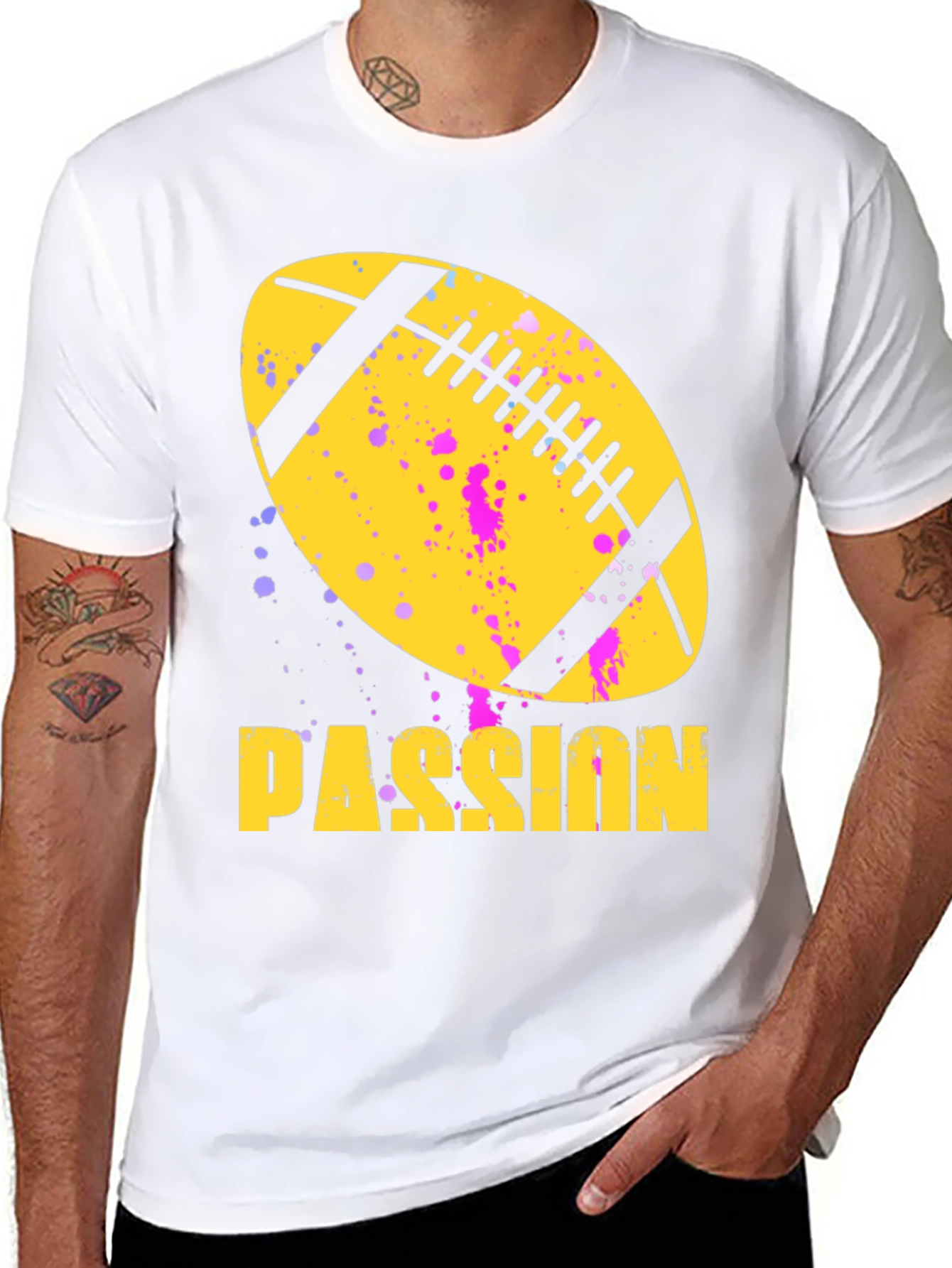Passion Football Graphic Tee