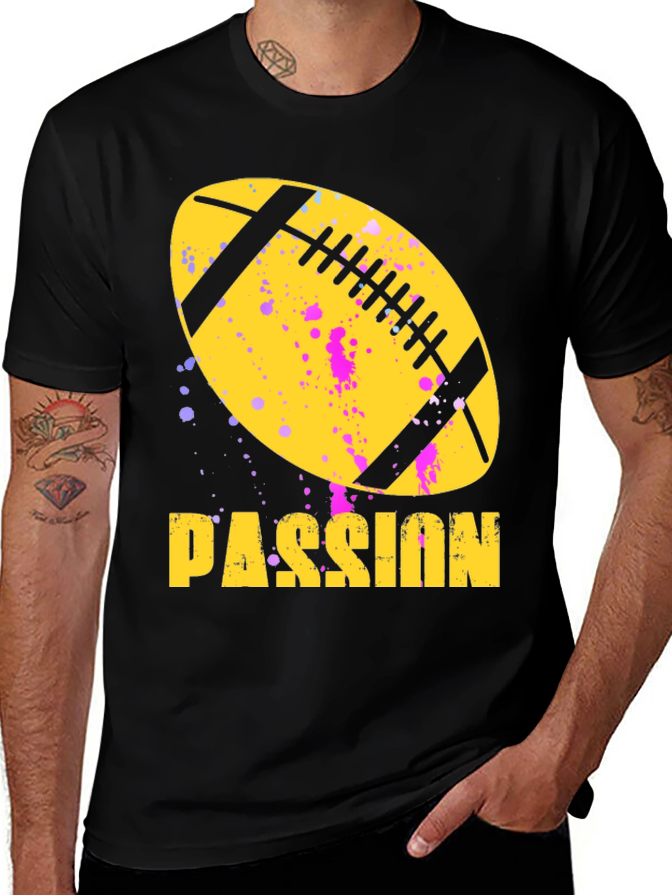 Passion Football Graphic Tee