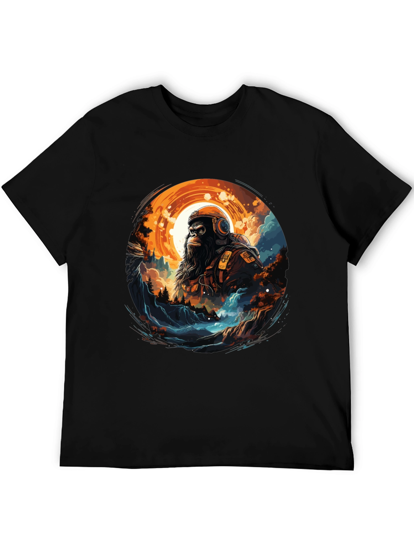 Astronaut Gorilla Graphic Tee