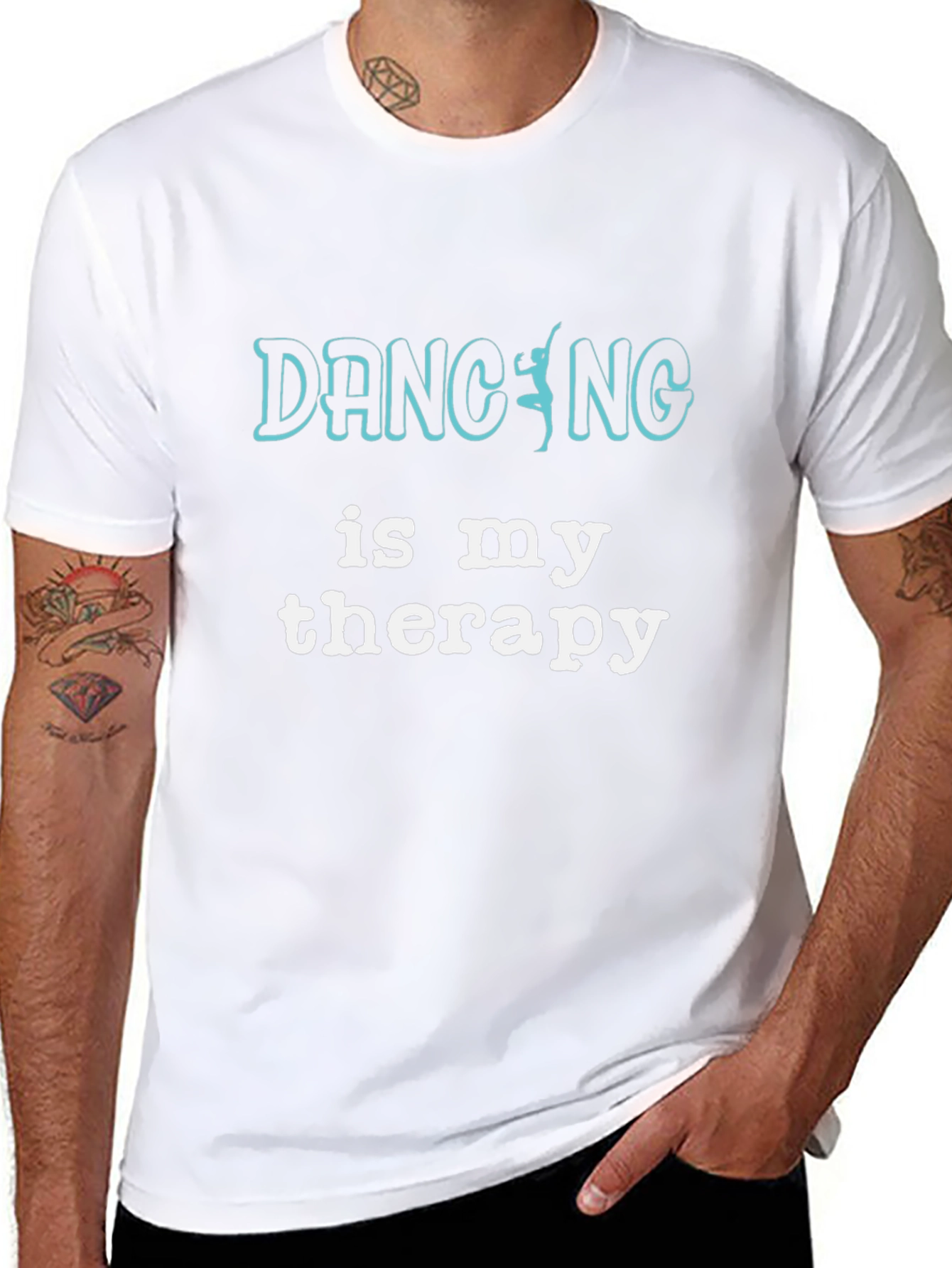 Dancing Is My Therapy Graphic T-Shirt