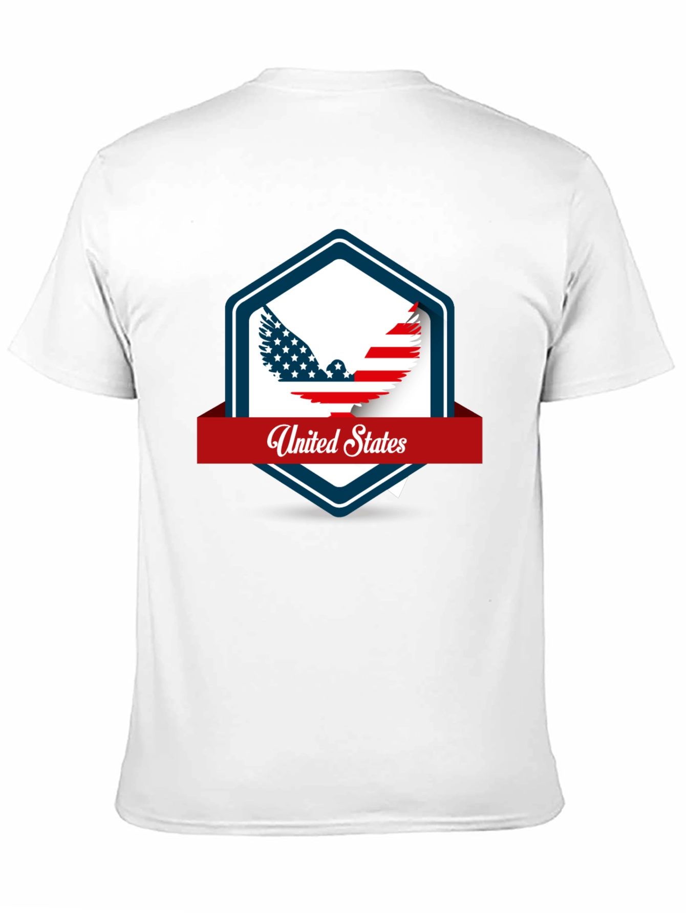United States Eagle Graphic Black T-Shirt