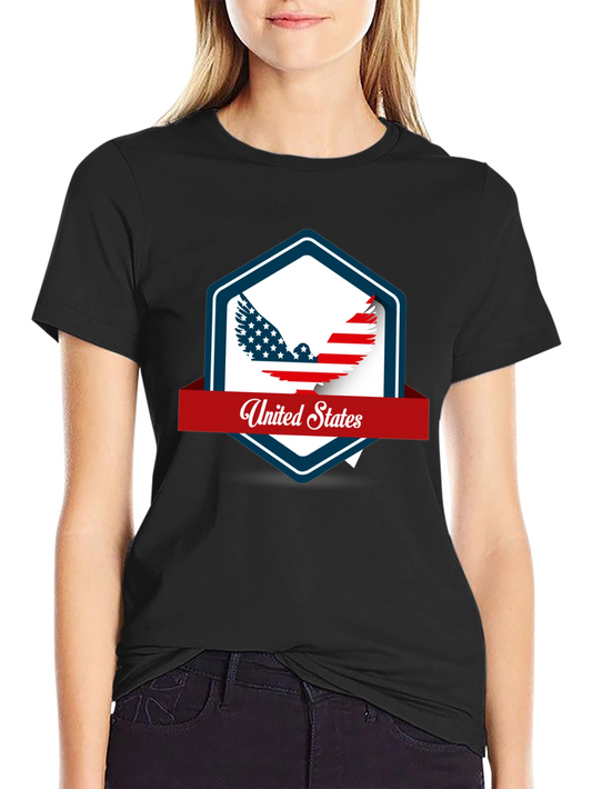 United States Eagle Graphic Black T-Shirt