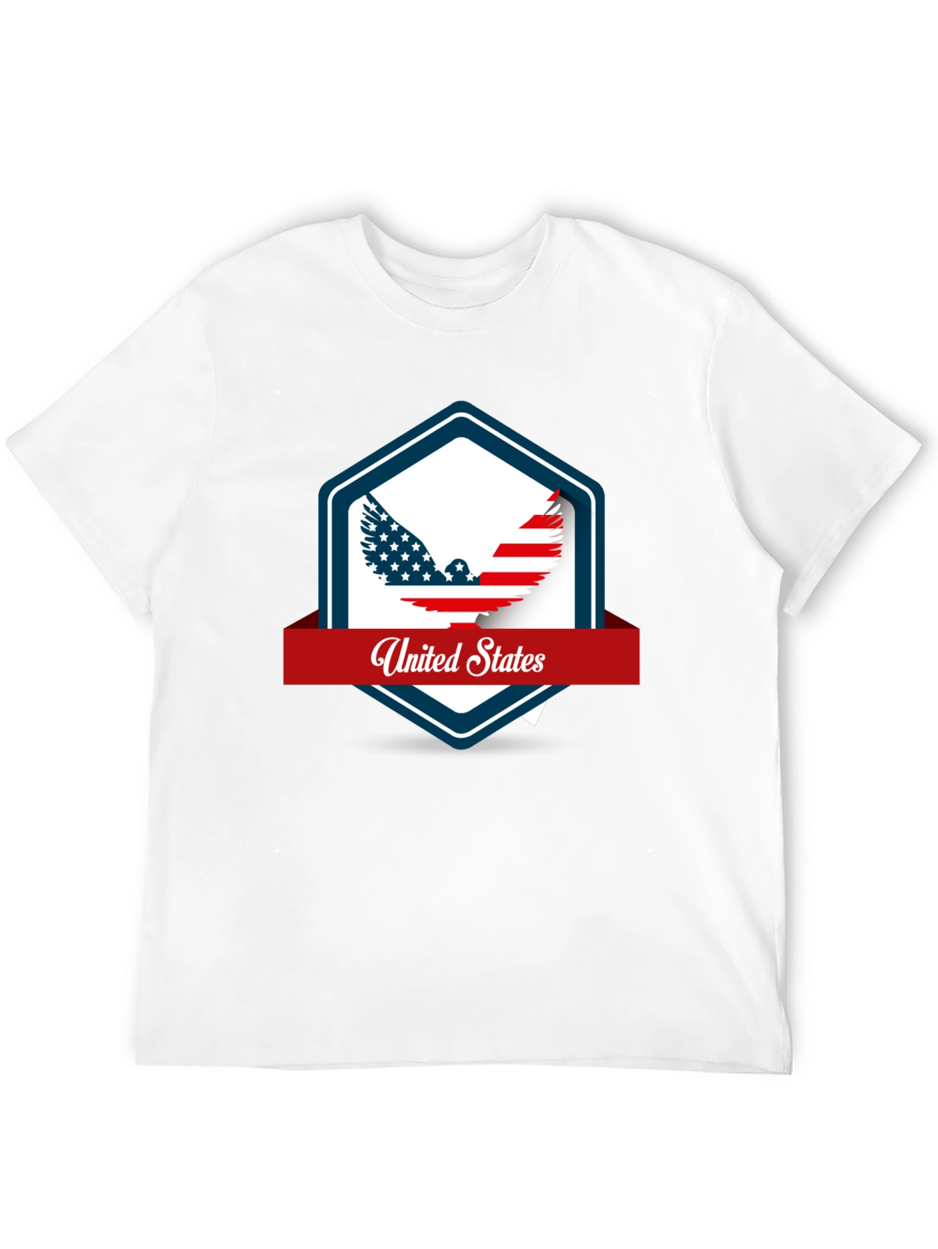 United States Eagle Graphic Black T-Shirt