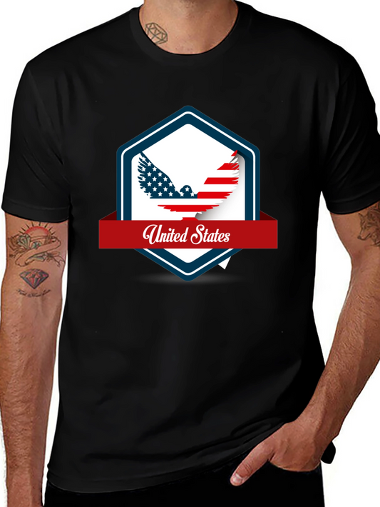 United States Eagle Graphic Black T-Shirt