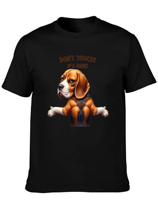 Funny Dog Graphic Tee - Dont Touch! Its Mine!